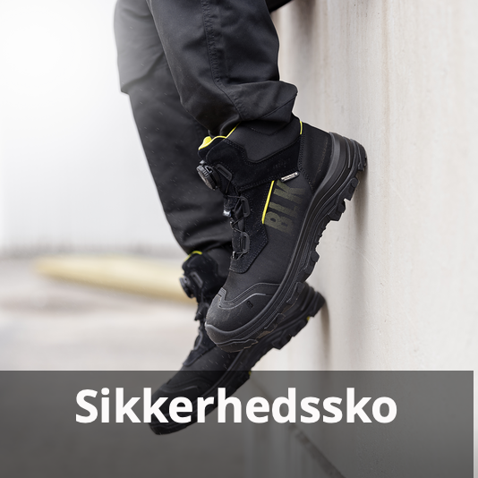 Sikkerhedssko, fører videre til en side med sikkerhedssko